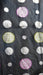 Black circular woven voile dupatta – fabric and colour detail