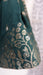 Dark green chanderi silk dupatta – pattern detail