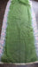 Bright green floral embroidered dupatta – shown draped