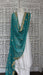 Jade silk chiffon vintage dupatta with gold zardosi – border detail