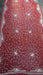 Rusty red gold tilla vintage dupatta – border detail