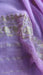 Bright pink silk chiffon banarsi dupatta – pattern detail
