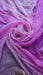 Bright pink silk chiffon banarsi dupatta – corner detail