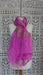 Bright pink silk chiffon banarsi dupatta – full length view