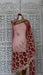 Red net zardosi curved wedding dupatta – end panel detail