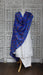 Blue floral sequinned vintage dupatta