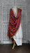Phulkari dupatta with gold beaded edge trim