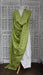 Green fine silk embroidered dupatta – full length view