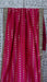 Pink wide border dupatta – end panel detail
