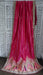 Pink wide border dupatta – full length view