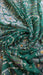 Green vintage silk chiffon embroidered with kiran gota – border detail