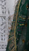Green vintage silk chiffon embroidered with kiran gota – reverse side