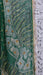 Green vintage silk chiffon embroidered with kiran gota – shown draped