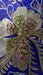 Purple heavy embellishment vintage dupatta – reverse side