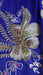 Purple heavy embellishment vintage dupatta – close-up of the embellishment