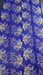 Purple heavy embellishment vintage dupatta – close-up of the embellishment