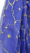 Purple vintage tilla dupatta – close-up of the embellishment