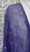 Purple vintage tilla dupatta – pattern detail