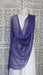 Purple vintage tilla dupatta – corner detail