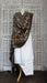 Black chanderi silk printed dupatta