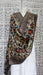 Black chanderi silk printed dupatta – border detail