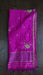 Hot pink pure silk vintage dupatta – fabric and colour detail