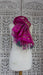 Hot pink pure silk vintage dupatta – full length view