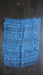 Blue thin weave silk loom scarf – fabric and colour detail