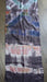 Pure silk tie dye double sided hands and looms scarf – close-up of the embellishment