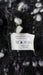 Black and white hands and looms winter scarf – border detail