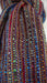 Colourful hands and looms colourful winter scarf – border detail