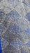 Blue and cream phulkari large dupatta – corner detail