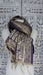 Dark blue and gold banarsi brocade vintage shawl