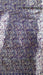 Dark blue and gold banarsi brocade vintage shawl – corner detail