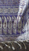 Dark blue and gold banarsi brocade vintage shawl – fabric and colour detail