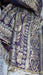 Dark blue and gold banarsi brocade vintage shawl – border detail