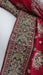 Dark red heavy embellished dupatta – reverse side