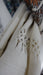 Cream with blue and brown reversible embroidered shawl – reverse side