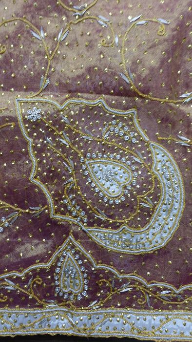 Orange Toned Vintage Wedding Dupatta - New