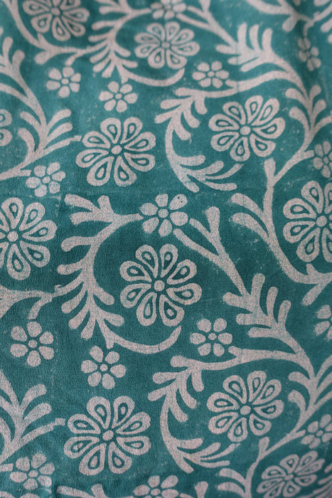 Sea Green Pure Silk Salwar Kameez - UK 12/EU 38 - New