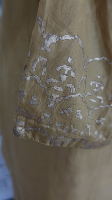 Mustard Pure Silk 2pc Salwar Kameez - UK 14/EU 40 - Preloved