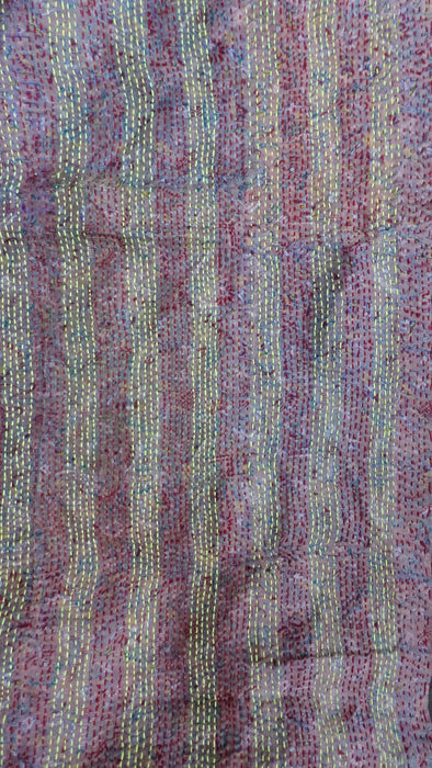 Kantha Pure Silk Scarf Handloom