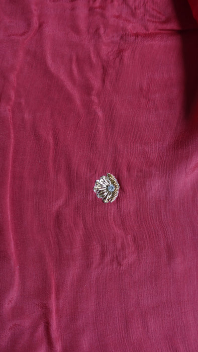 Red Chiffon Salwar Kameez - UK 14/EU 40 - New