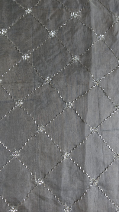 Sage Green Chanderi Silk Salwar Kameez - UK 14/EU 40 - Preloved