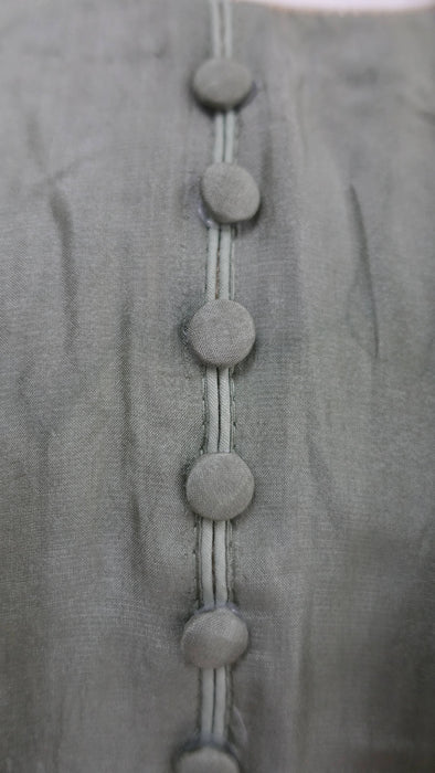 Sage Green Chanderi Silk Salwar Kameez - UK 14/EU 40 - Preloved