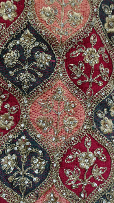 Pink Embroidered Salwar Suit - UK 12/EU 40 - Preloved