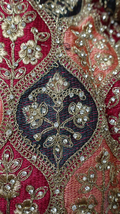 Pink Embroidered Salwar Suit - UK 12/EU 40 - Preloved