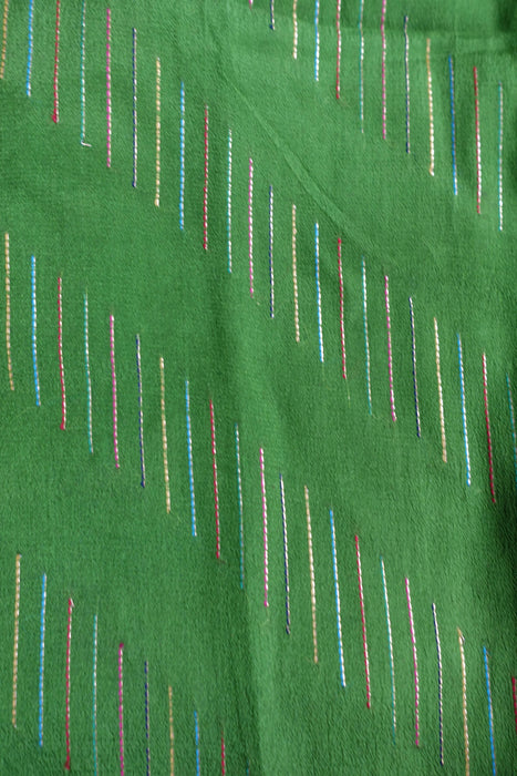 Green Silk Trouser Suit - UK 12/EU 38 - New
