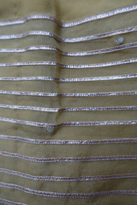 Light Green Silk Trouser Suit - UK 16/EU 42 - Preloved