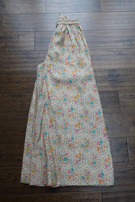 Cream Printed Wide Leg Trouser Suit - UK 10/EU 36 - New